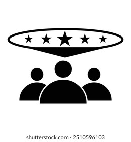5 stars positive review. Rate icons set. Feedback icon collection. Concept of best ranking. Customer review. Good result. design eps 10