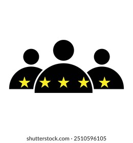 5 stars positive review. Rate icons set. Feedback icon collection. Concept of best ranking. Customer review. Good result. design eps 10