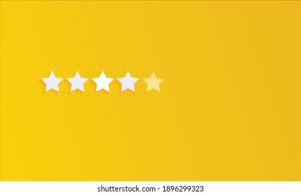 5 stars rating. Five star Customer Rating. Review