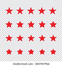 5 start rating review vector web ranking star signs-Rating stars vector icons