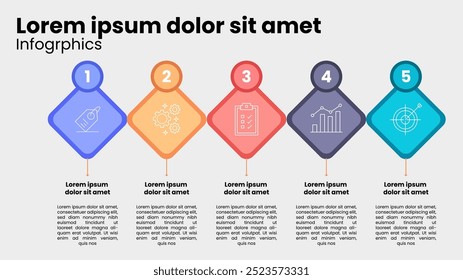 5-Schritt-Infografik-Planungsvorlage