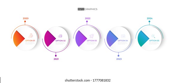 5 pasos gráfico de círculo mínimo origami color de papel plantilla info gráfico para diagrama de presentación
y concepto de negocio con 5 opciones de elementos