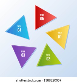 5  steps  chart, infographic or  diagram