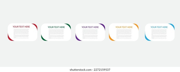 5 Steps Infographics Design Template for graphs, charts, diagrams. Business concept .eps 10