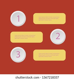 5 steps of modern arrow Infografics template. for your presentation. EPS 10.