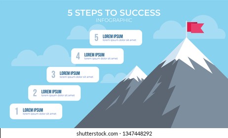 659 Infographic Mountain Steps Images, Stock Photos & Vectors ...