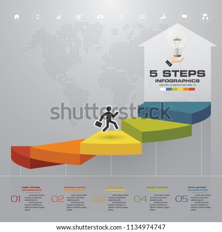 Similar – Image, Stock Photo dynamic staircase