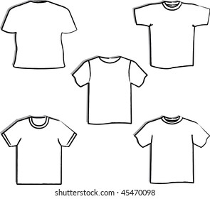 5 t shirt models