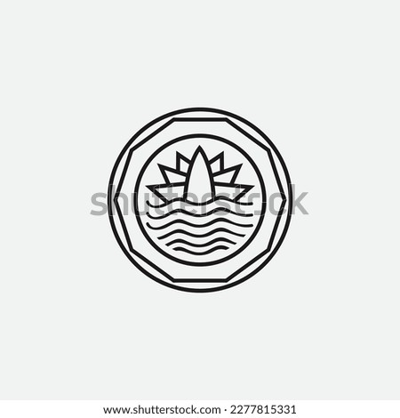 5 Taka BD icons, 5 Taka Banknote. 5 Taka BDT Bangladesh Currency. Flat  money vector, illustration and design. BD Currency. BDT Bank coin sign. Bangladeshi payment and finance