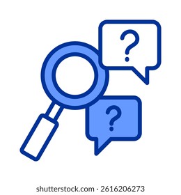 5 Why'S Icon Element For Design