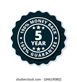 5 year money back guarantee