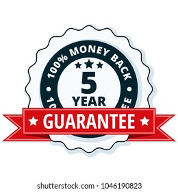 5 year money back guarantee