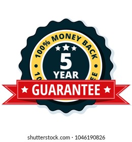 5 year money back guarantee