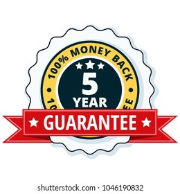 5 year money back guarantee