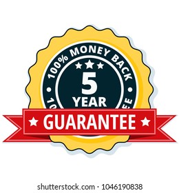 5 year money back guarantee