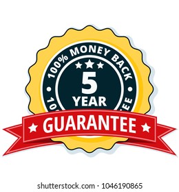 5 year money back guarantee