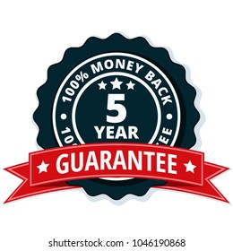 5 year money back guarantee