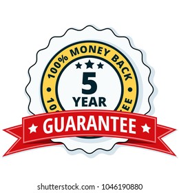 5 year money back guarantee