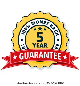 5 year money back guarantee