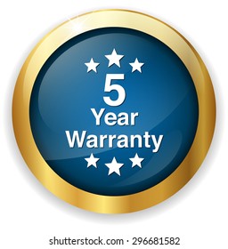 5 year warranty button
