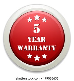 5 year warranty button