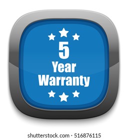 5 year warranty button