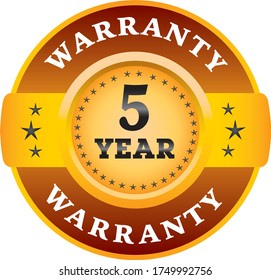 5 Year warranty label vector logo images,
warranty vector stock photos,
warranty vector illustration of logo
