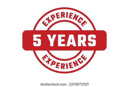 5 Years Experience Rubber Stamp