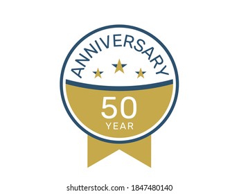 50 anniversary logo vector templates, 50 years anniversary design 