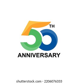 50 aniversario   Diseño de plantilla Ideación creativa 
