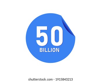 50 Billion Texts On The Blue Sticker