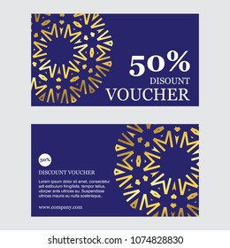50% descount brochure design
