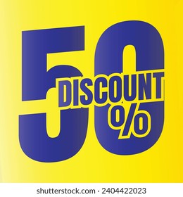 50% discount deal sign icon, 50 percent special offer discount vector, 50 percent sale price reduction offer design, Friday shopping sale discount percentage icon design