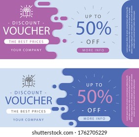 50% Discounts sale banner template design