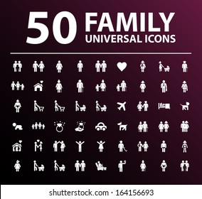 50 Family Icons.