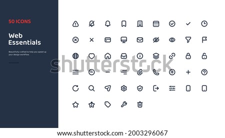 50 icons - Web Essentials.

Beautifully crafted to help you speed up your design workflow.