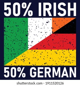 50 irish 50 páginas de diseño de camisetas de tipografía alemana