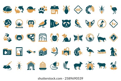 50 linear american football icon pack. vector thin line football helmet, baggage scale, poo, elk, cheetah,  , cougar icons suitable for apps and websites ui designs.