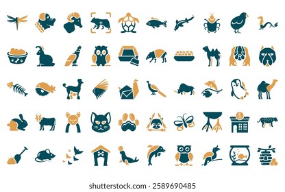 50 linear animals icon pack. vector thin line kraken, hand holding the ball, shield, football player, polar bear, football t shirt with number 83, airpot cupboard icons suitable for apps and