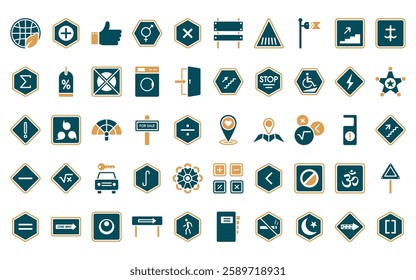 50 linear signs icon pack. vector thin line love pointer, plus, positive, add,, thumbs down hand, gender, multiply, rectangle and arrow, crosswalk icons suitable for apps and websites ui designs.