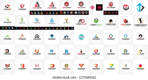 50 Logo Design Set Templates