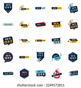50% off 25 Customizable Designs for Sales and Promotions