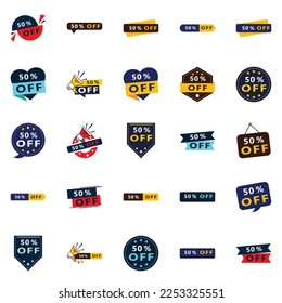 50% de 25 diseños personalizables para ventas y promociones