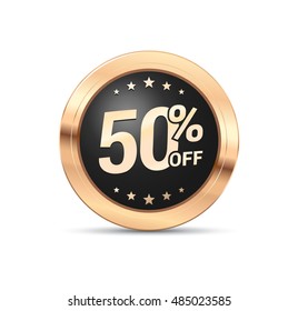 50% Off Badge