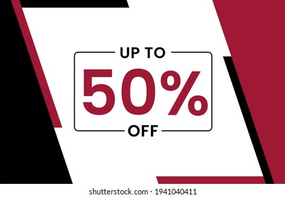 Up to 50% off banner, Upto 50% off, Discount offer, Banner Add, Special Offer add