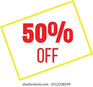 50 % off batch sticker , new 50% discount offer vector illustration 