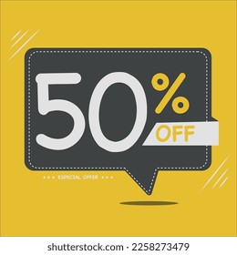 50% off, discount, offer, offer card, deal, promotion, banner 50% off, banner