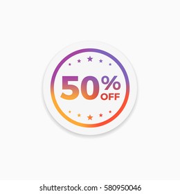 50% Off Label