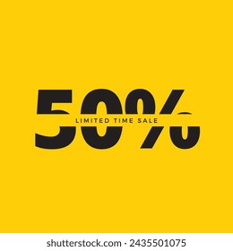 50% off - a limited time offer