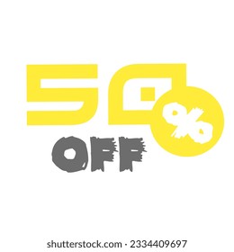 50% off line vector,best for business.
